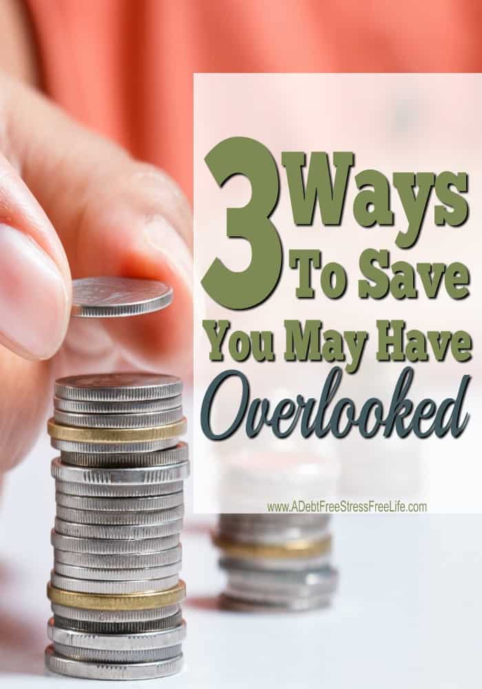 When you're not aware or not consciously thinking about saving money we have a tendency to spend on things that are just wasteful. Here's three ways to save money that you might just overlooked. In the end they could save you hundreds of dollars each year. 
