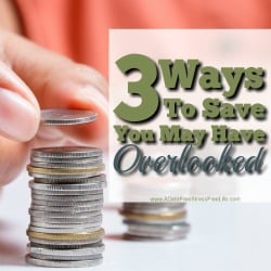 When you're not aware or not consciously thinking about saving money we have a tendency to spend on things that are just wasteful. Here's three ways to save money that you might just overlooked. In the end they could save you hundreds of dollars each year.