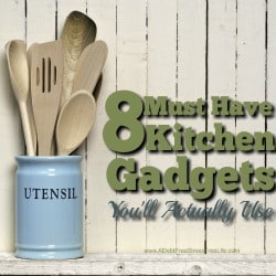 I'm not one to recommend anything I haven't personally used so you can rest assured that all these kitchen gadgets you'll use again and again. It doesn't matter if you are a great cook or just starting out, you'll want them all!