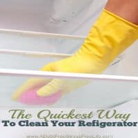 Hate to clean your kitchen refrigerator? Me too, until I found this super easy and quick method. You'll love it too!