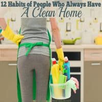 Have you always longed for a clean and organized home? The habits of people who always have a spotless house may surprise you. I’m particularly fond of habit #5 but am most aware of habit #12. What’s your favorite cleaning habit?