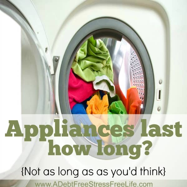 how long is the life of major appliances