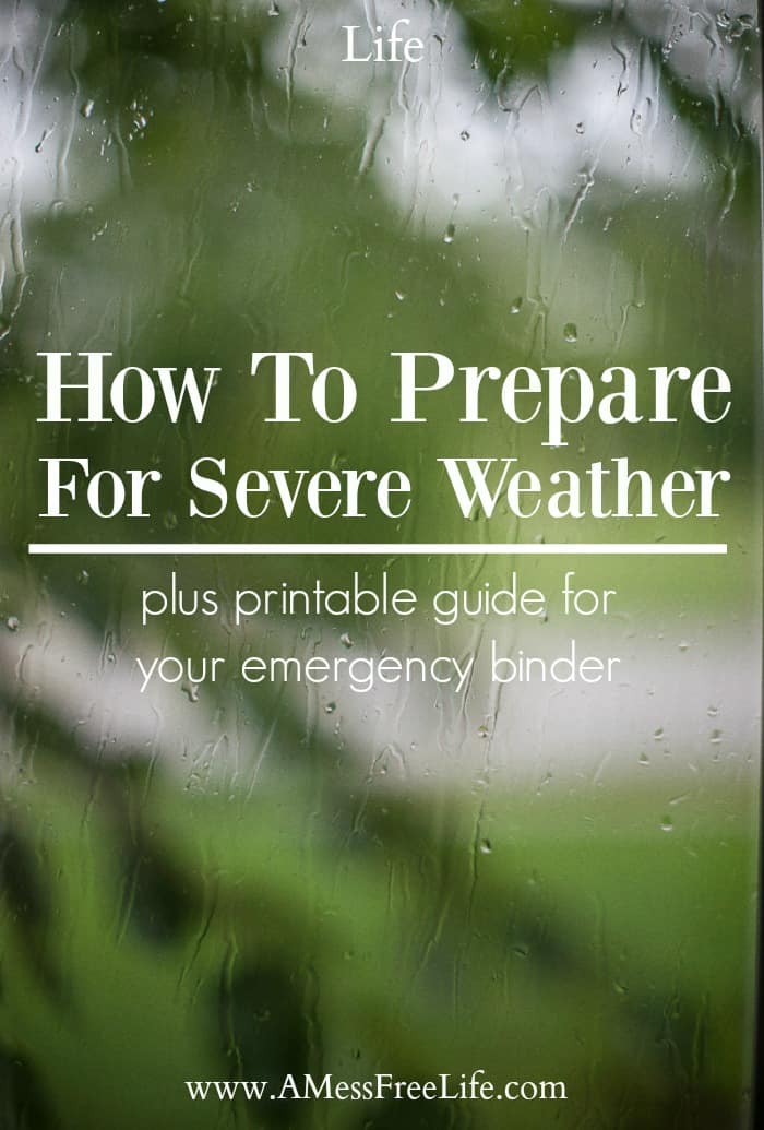 How To Prepare For Severe Weather | Emergency Preparedness