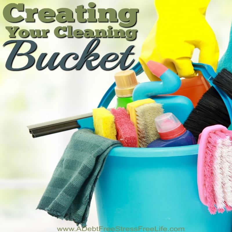 What's so important about your cleaning bucket? Everything! Your bathroom and kitchen will thank you for being so organized.