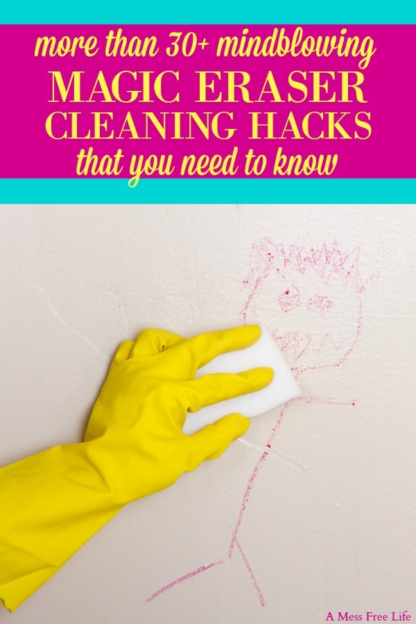 One day I was trying to figure out a way to cut down on the amount of time it was taking me to clean a house (I'm a DIY house cleaner) when I stumbled upon the Magic Erasers. One clean and I was hooked. No more scrubbing and sweating and swearing - just a little rub, rub, rub and poof, everything is clean. My favorite use is in the bathroom and in the shower. Try it and you’ll be amazed by all the cleaning hacks with the Magic Eraser! #magiceraser #magiceraserhacks #housecleaninghacks
