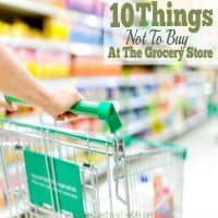 Is saving money important to you? Discover these fantastic ways to save money by not buying these ten items at the grocery store. Some of these money saving ideas are sure to surprise you. I’d never buy #7 ever!