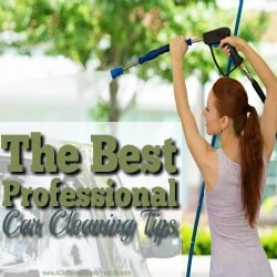 Who doesn’t love a clean car? We spend more time in the summer keeping our cars clean than any other time of year. Make sure you’re keeping your car super clean with my professional cleaning tips. You’ll be most surprised by the first tip!