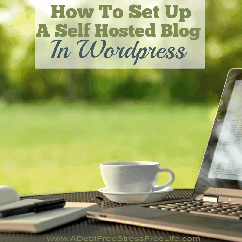 Thinking of starting a blog?  Then you'll want to read how easy it is to set up your own self-hosted site in WordPress.  You can do it on your own too!  Find out how!