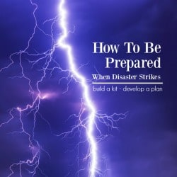 how to be prepared
