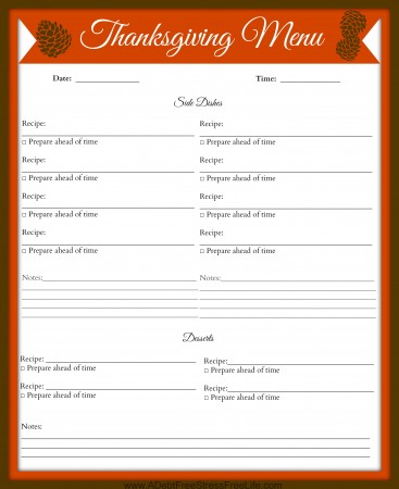 Plan your best Thanksgiving with these free printables that will have you super organized and on budget!
