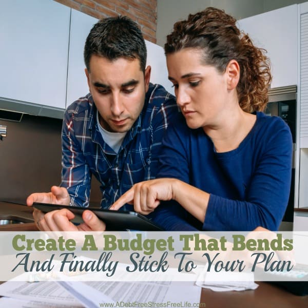 Create a budget that works for your family and is flexible to it's demands. By doing so you'll finally be able to stick to a spending plan and stay on track. Flexibility is the key!