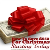 Need to save $550 for your holiday budget? It's easy with my super simple plan. Learn how easy it really is!
