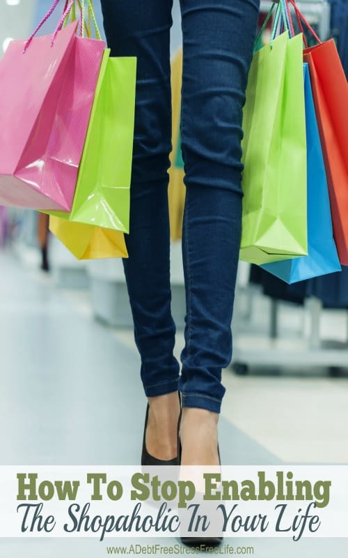 Do you have a shopaholic in your life? Are you enabling them by not intervening? Learn how to cut the cord and help them down the right financial path. 