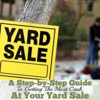 Looking to have a successful yard sale? Here's my step-by-step guide to help you sell your stuff and make money doing it!
