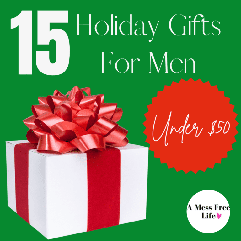 The Best Gifts For Men Under $50 - A Mess Free Life