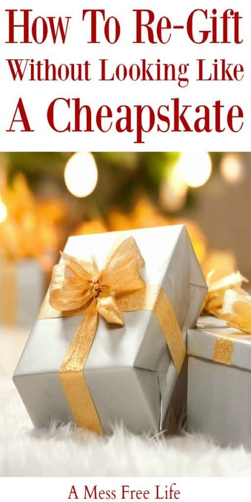 What should you do with last year's Christmas gifts you didn't like or open? Re-gifting isn't as taboo as it once was. Likely because everyone does it. Here's some tips to make sure you're a superstar at giving a re-gift this Christmas. You'll love tip #3. | Ideas | DIY | Party | Holiday Season 