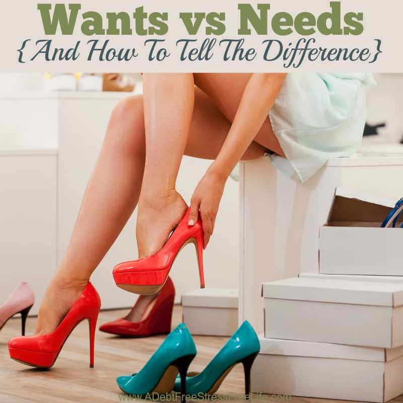 When we over shop we often find ourselves confused between wants and needs. When we take the time to evaluate our purchases we begin to see the defferences between wants vs needs. Find out how to distinguish between the two with this simple set of questions. 