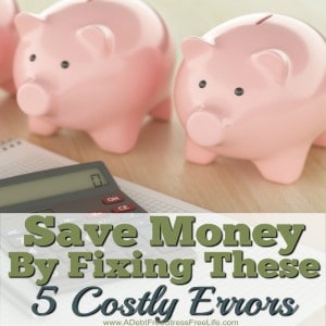 Save Money By Fixing These 5 Costly Money Leaks - A Mess Free Life