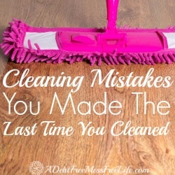 Do you know how to clean without making these cleaning mistakes? These AWESOME tips and cleaning hacks will have you SAVING TIME, and MONEY because you'll be cleaning your home the right way! BRILLIANT!