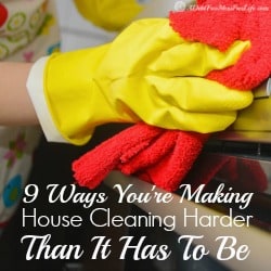 Want to make house cleaning easier? It doesn't take hacks, but a good dose of motivation and a cleaning schedule will go a long way in making it easier. Find out the rest here!
