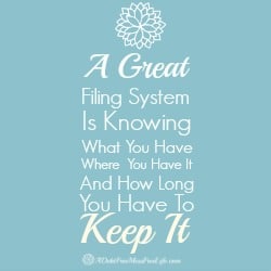 What makes a great filing system? Does it lie in organization alone? What about What about systems like binders and categories? Find out how to manage your household or office!