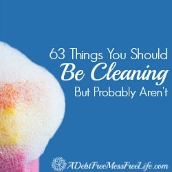 The is the most comprehensive list out there of all the places around our homes we're not cleaning! Let's get our household in order and tackle this cleaning list!