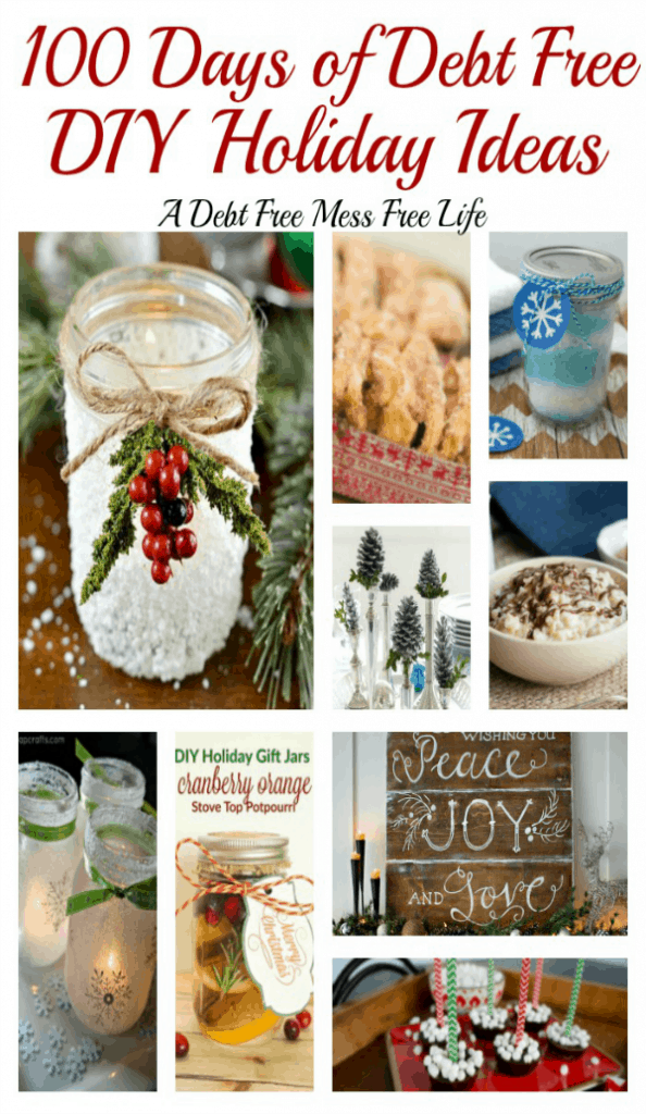 The Snowflake Monogram Wreath is ready to adorn your front door! Visit our 100 Days of Debt Free DIY Holiday Ideas for more recipes, decorating ideas, crafts, homemade gift ideas holiday budget tips and much more! 100 Days of Christmas Cheer that won't break the bank!