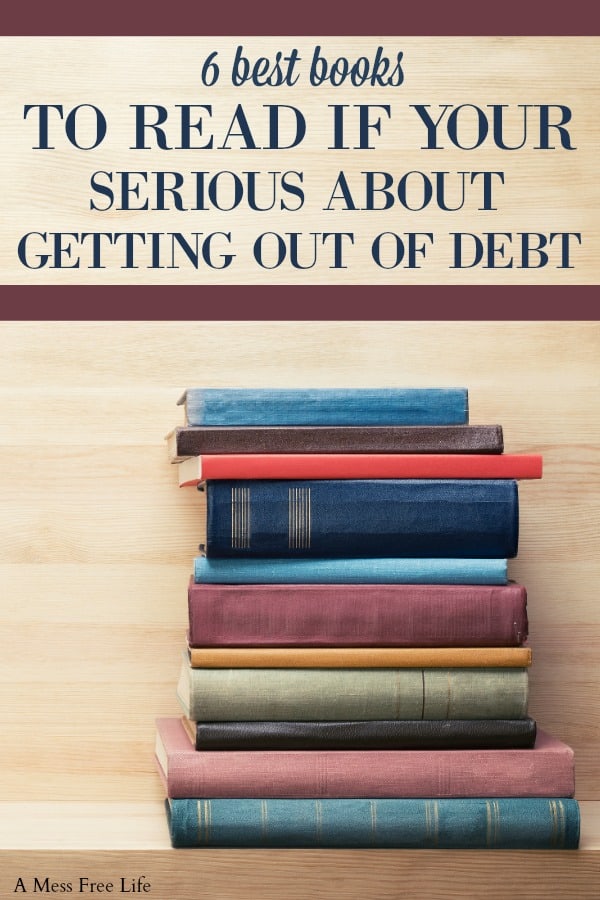 Want to get out of debt? These six books had such a life-changing impact on my relationship with money I was able to finally break free from the chains of debt and become financially free! Read these personal finance books and start winning the battle against emotional spending and debt. #personalfinancebooks #emotionalspending #debt #bestfinancialbooks