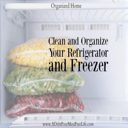 Clean and Organize The Refrigerator and Freezer | A Debt Free Mess Free ...