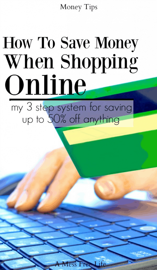 Ever wonder how the online shopping guru's can save so much money? They follow a simple 3 step system to ensure they are saving the most money sometimes up to 50% off and you can too! | Money Saving Tips | Budgeting | Frugal Living Tips | Online Shopping | Coupons 