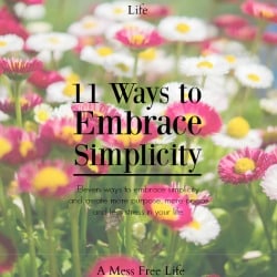 embrace simplicity