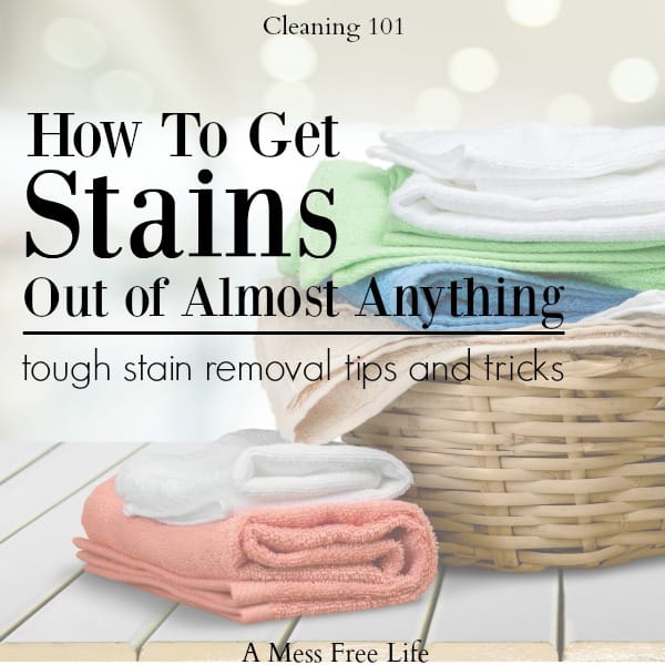how to remove tough stains 