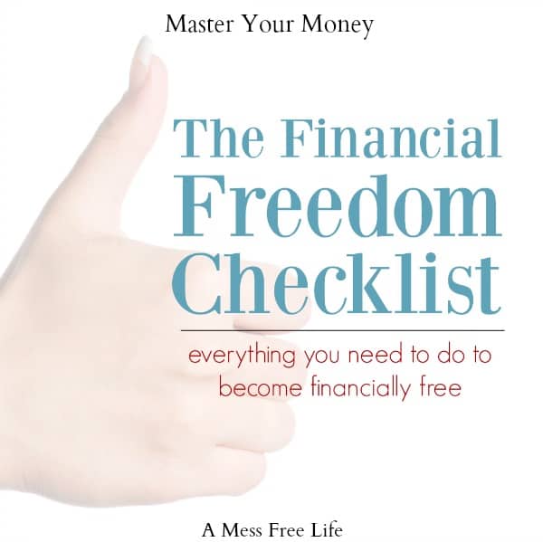 financial freedom checklist 