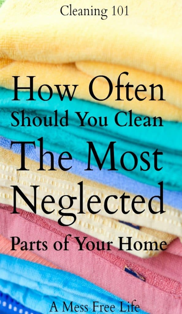 You probably have a handle on the regular cleaning chores when you clean your home, like wiping down counters and washing sheets, but some things undoubtedly get forgotten. Here are a few items that tends to fall by the wayside. | Cleaning Schedule | Routines | Tips | Checklist | House | Home |