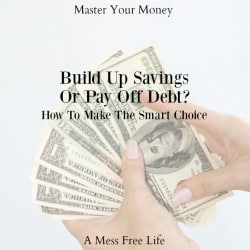 build up savings