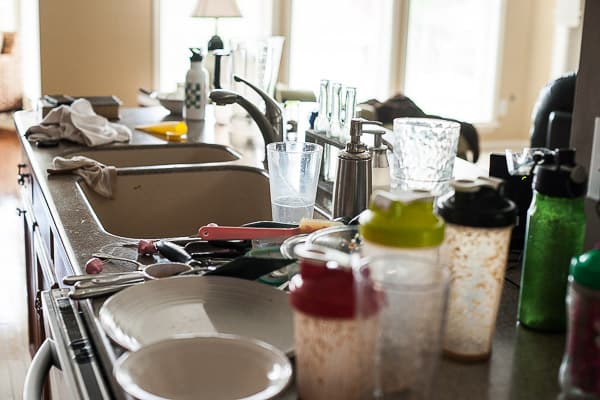 manage the dishes 