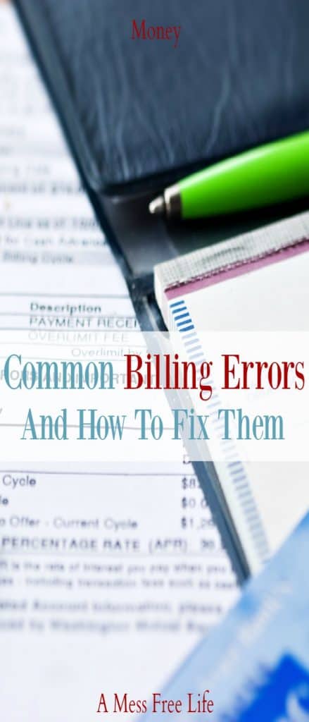 We do our best to be conscientious about paying our bills on time, but how often do we really look to make sure we're not paying more than we should? Mistakes happen more often than you might think! Don't miss these common billing errors & how to fix them. | Money Saving Tips | Frugal Living | Good Money Advice | 