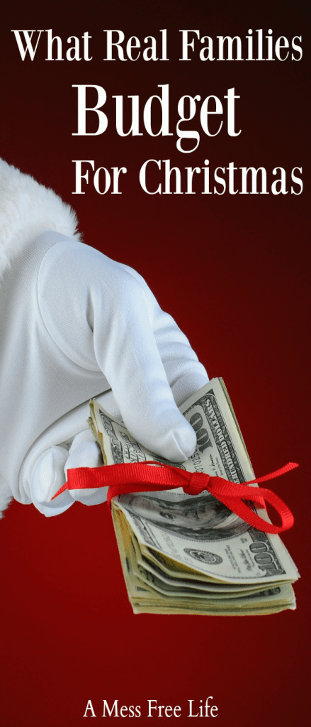 What does a real family budget for Christmas? We have the stats and the advice you need to keep Christmas manageable with a budget plan that will work for your family! #budgeting #giftgiving #gifts #holiday #Christmas