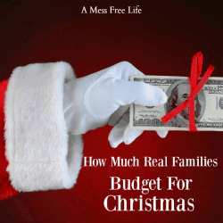 budget for christmas