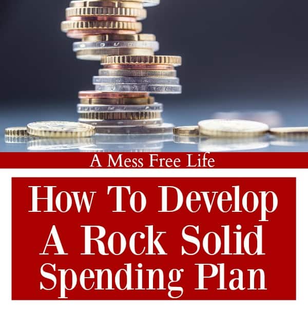 develop a spending plan