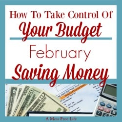 develop a spending plan february