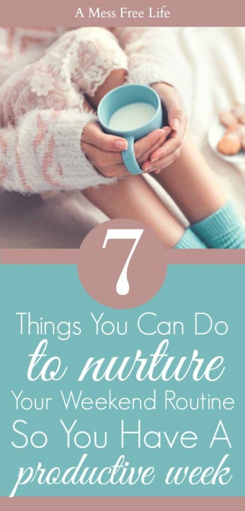 Life is busy. But the weekend doesn't have to be filled with cleaning the house, endless errands and a serious lack of ME time. Nope, instead, these 7 tips will help you to nurture yourself and your weekend routine so you can be your most productive during the week and complete your things to do list with greater ease and less chaos.