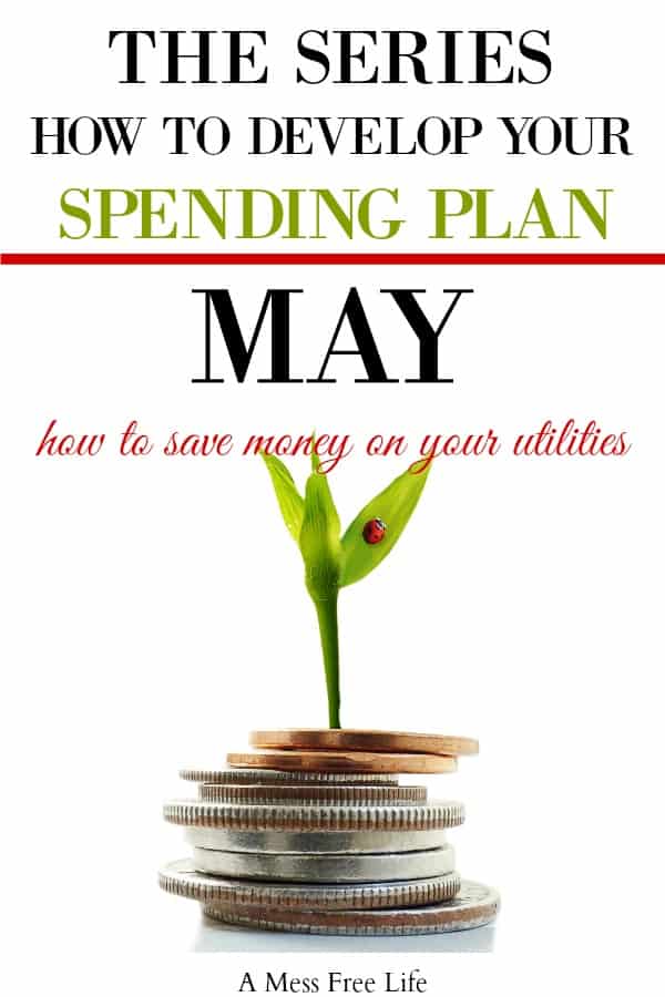 In part five of our year-long series on how to develop a spending plan, we take a hard look at May and money-saving strategies we can implement with the arrival of warmer weather and higher electric bills. That's the focus of this month's spending plan development strategy. #MoneySavingTips #Budget #Frugal #fixyourfinances #spendingplan