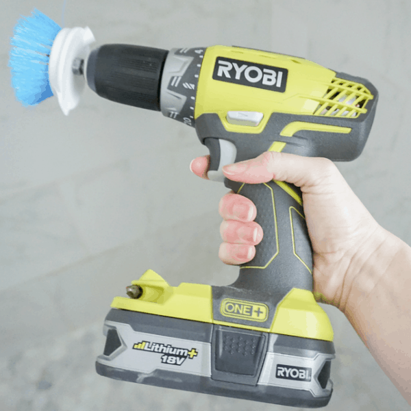 diy-drill-brush-1 - A Mess Free Life