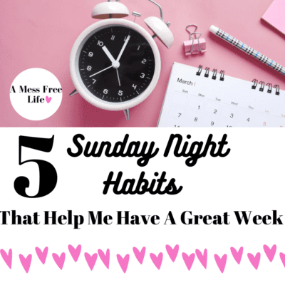 5 Sunday Night Habits That Help Me Have A Great Week
