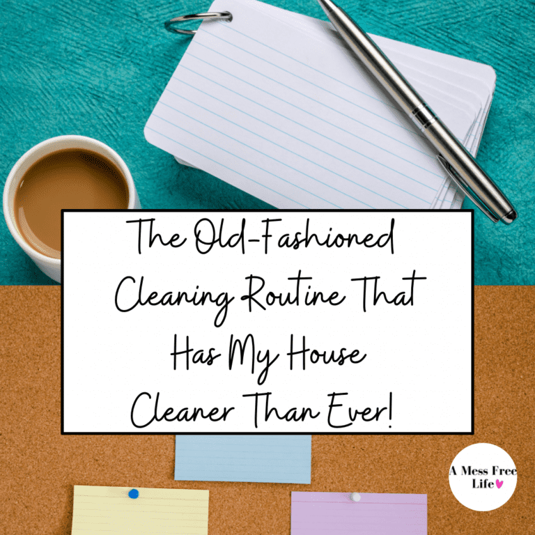 The OldFashioned Cleaning Routine That Has My House Cleaner Than Ever! A Mess Free Life